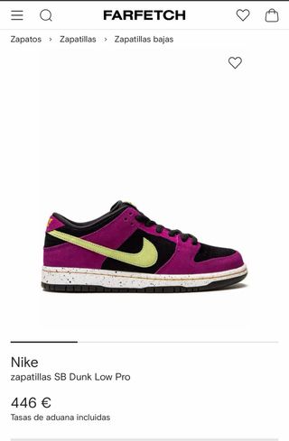 Nike SB Dunk Low Pro Morado/Verde