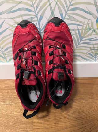 Zapatillas Salomon Trekking Hombre Talla 45 Rojas