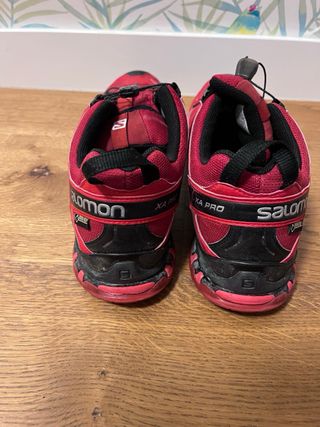 Zapatillas Salomon Trekking Hombre Talla 45 Rojas