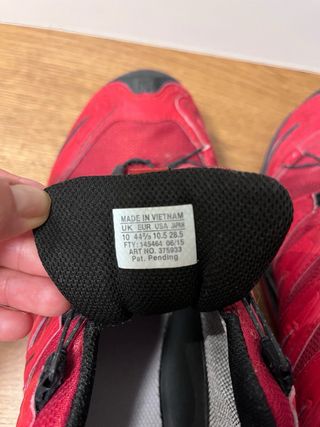 Zapatillas Salomon Trekking Hombre Talla 45 Rojas