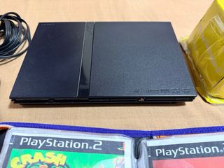 PlayStation 2 Slim Nera Completa