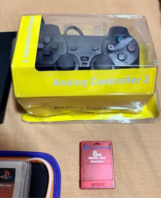 PlayStation 2 Slim Nera Completa