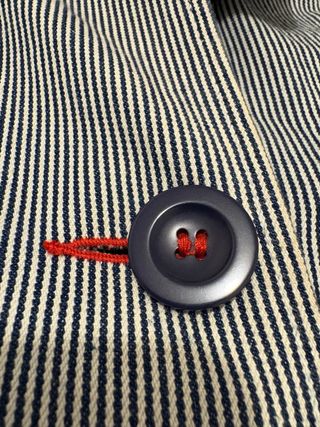 Americana niña H&M rayas azul blanco. Talla 11-12