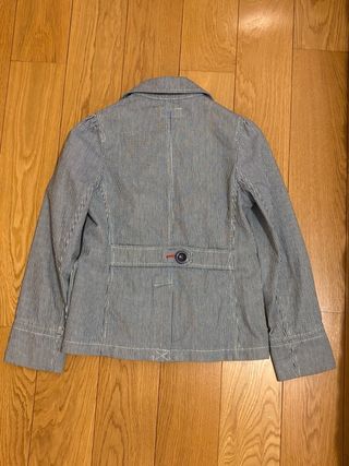 Americana niña H&M rayas azul blanco. Talla 11-12