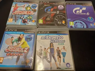 Lote Juegos PS3: Gran Turismo 5 y 6, Sports Champi