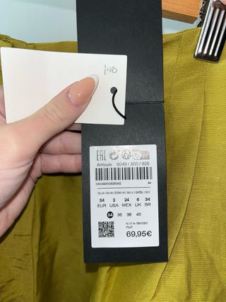 Pantalón corto mujer Massimo Dutti verde oliva