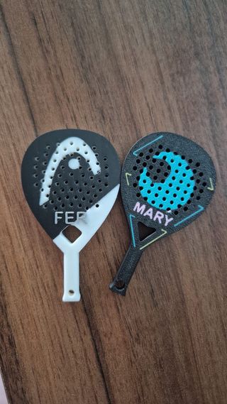 Llaveros Palas Padel Personalizadas