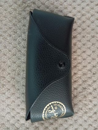 Estuche Gafas Ray-Ban Negro y Dorado