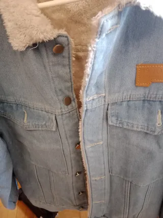 Cazadora vaquera forrada Amazon Talla M