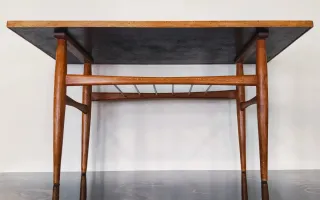 Mesa de centro teca Mid-Century