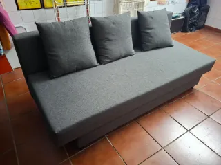 Sofá Cama IKEA ÄLVDALEN 3 Plazas Gris