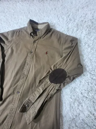 Camicia Polo Ralph Lauren Marrone