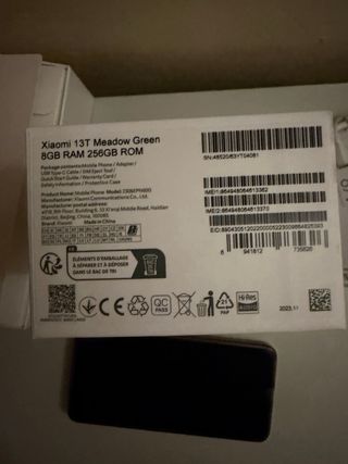 Xiaomi 13T Verde 8GB RAM 256GB ROM
