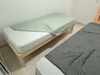 Cama completa, somier y colchón.