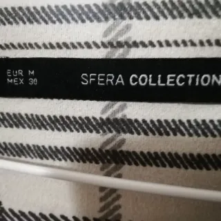 Jersey Sfera Cuadros Gris y Blanco