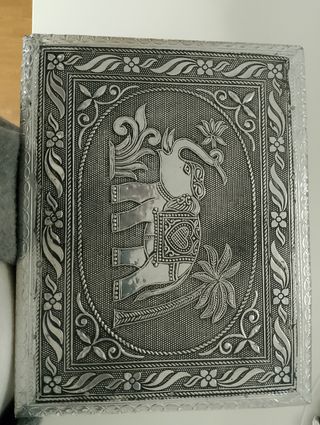 Caja de Alpaca Decorada