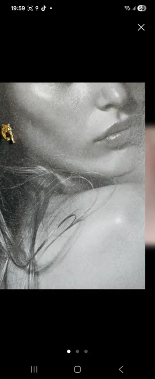 Pendientes TIGRE 2 partes Acero