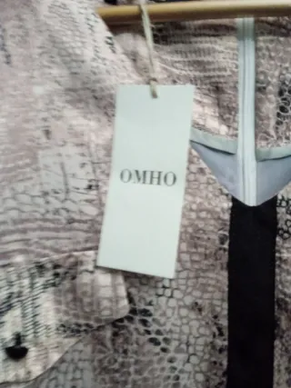 Vestido Verano Mujer Beige/Gris