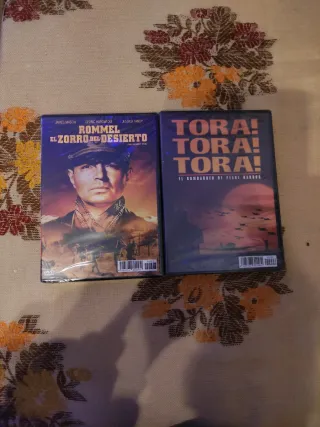 2 Películas DVD: Rommel y Tora! Tora! Tora!