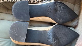 Zapatos Zara Beige Talla 38