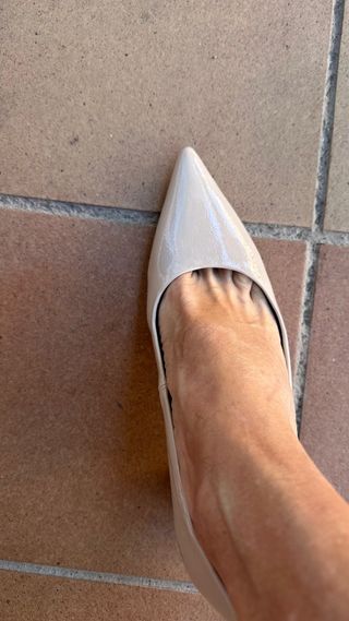 Zapatos Zara Beige Talla 38