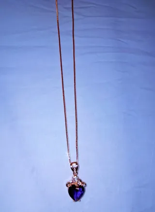 Rosa Eterna y Collar Corazón