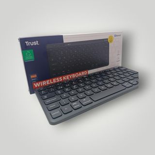 TECLADO INALAMBRICO TRUST LYRA BLUETOOTH NEGRO +CAJA A  ESTRENAR