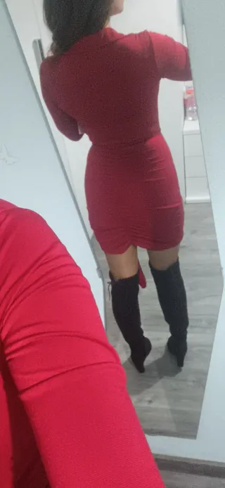 Vestido rojo elegante
