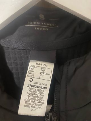 Chaqueta Van Rysel Ciclismo Negra Talla S