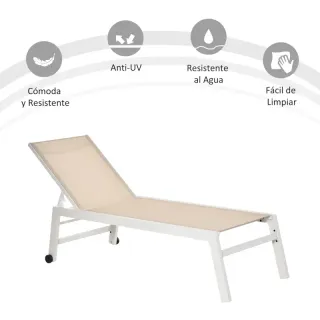 Tumbona jardín