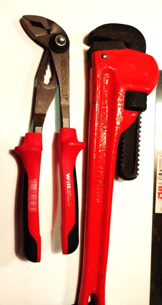 Lote herramientas fontanería y albañilería