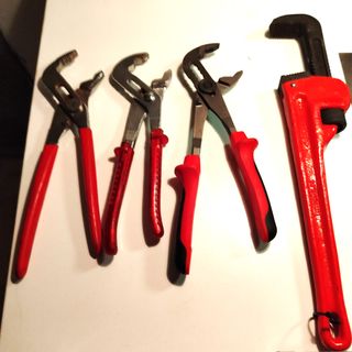 Lote herramientas fontanería y albañilería