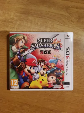 Super Smash Bros 3DS Caja y Manual