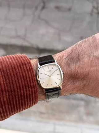 Orologio Vintage Seiko Credor Argento Nero