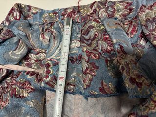 Traje de Fallera Niña Azul y Dorado