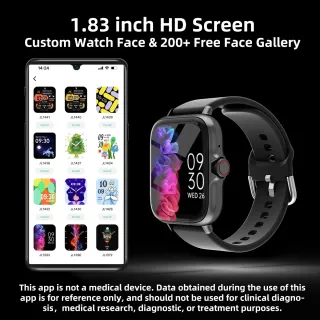Smartwatch Oro Rosa HD 1.83 iPhone/Android