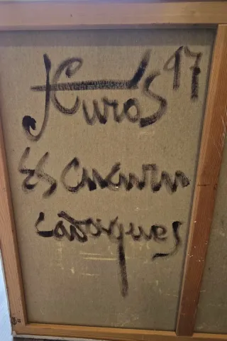 Óleo Jordi Curós - Marina Es Cucurucuc