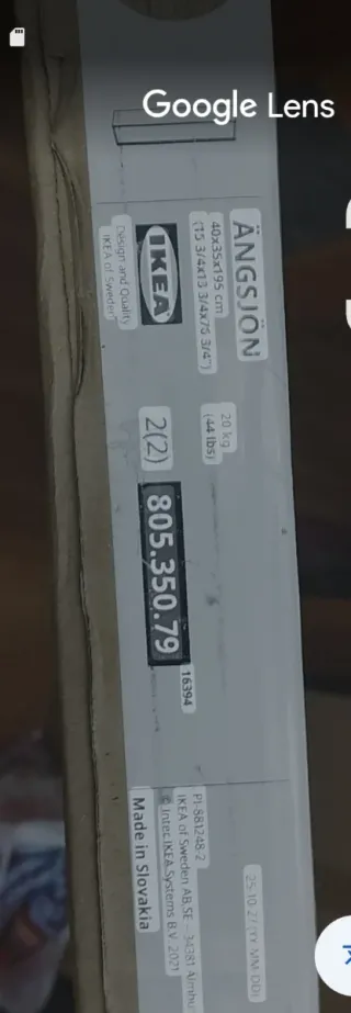 Mueble Columna baño IKEA ANGSJÖN Madera