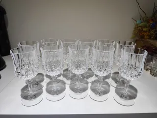 22 Copas de Cristal D'Arques transparente.