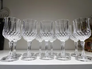 22 Copas de Cristal D'Arques transparente.