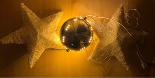 Estrellas Decoración Navidad bola de iluminación