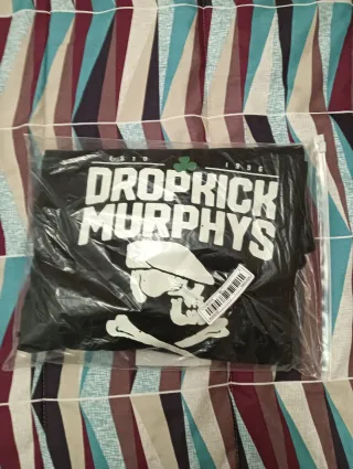 Camiseta Dropkick Murphys XL Negra Manga Larga