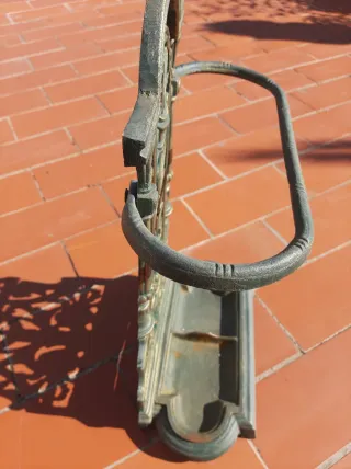 Paragüero de hierro fundido