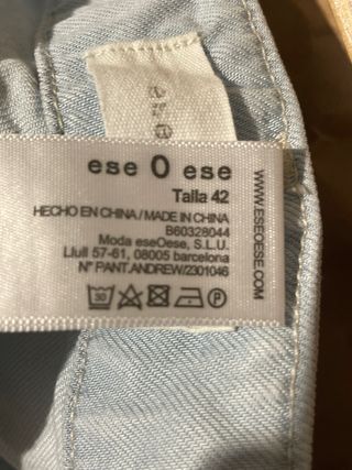 Pantalón vaquero ligero Euros anchos