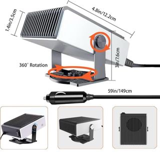 Calentador Coche 12V 150W