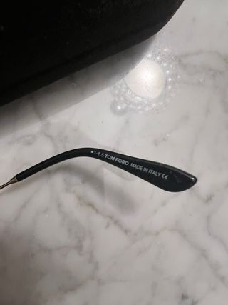 Occhiali da sole Tom Ford oro e blu