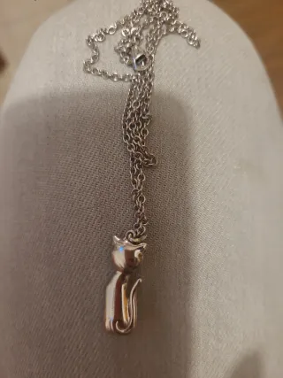 Collana Morellato Gattino con Zircone Argento