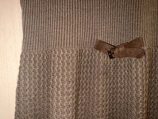 Vestido punto marrón premamá T38