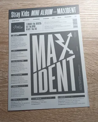 Stray Kids MAXIDENT Álbum Kpop
