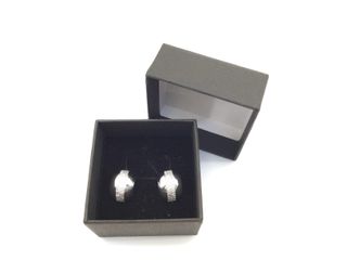 pendientes plata 925mm con piedra con circonita